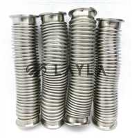 Flexible Bellows Vacuum Hose//Edwards Flexible Bellows Vacuum Hose 8.5" NW40 KF40 Reseller Lot of 4 TPU Used/Edwards/