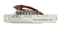 Pivotal Systems 31752104A 8-Port Pneumatic Manifold V114T-5M0Z TEL ACV-X8 New