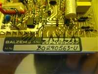 BG 290 563 U/BG Series/Balzers BG 290 563 U Potentiometer Switch PCB Card BG290563-U Used Working/Balzers/_01