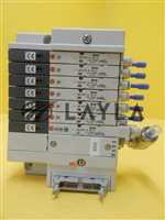SVC2//TEL Tokyo Electron SVC2 7-Port Manifold SMC SQ1131Y-5-C4-Q PR300Z Used Working/TEL Tokyo Electron/_01