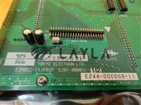 TEL Tokyo Electron E244-000058-11 HDD I/F PCB Card E2B022-11/FRIF T-3044SS Used