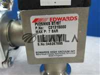 C31315000/PV25MKS ST/ST/Edwards C31315000 Isolation Valve with D02182000 Pirani Gauge Used Working/Edwards/_01