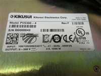 PVS300-4/-/Regulated DC Power Supply Nikon NSR-S204B Used Working/Kikusui/-_01