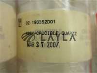 02-190352D01/-/Quartz Crucible Lot of 12 New