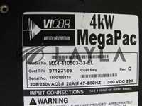 Vicor 97123186 DC Power Supply MX4-410503-33-EL 4KW MepaPAC Tested Working