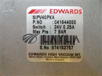 Edwards C4164400 Vacuum Isolation Valve SIPV40PKA Used Working