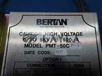 Bertan PMT-50CP-1 High Voltage Power Supply 5KV 500A IDS 10000 Used Working