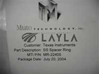 M-22405/SS Spacer Ring/Muto Technology M-22405 SS Spacer Ring ASM 4157041-0001 Used Working/Muto Technology/_01