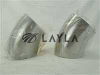 A2KSX4140/-/Andron Long Radius 45degrees Stainless UHV Elbow Fitting 2WK Lot of 2 New