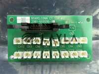 2981-600595-11/BOARD, CONN CT SSR #01/Interface Board PCB Clean Track ACT12 Used/TEL Tokyo Electron/-_01