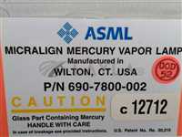 690-7800-002//ASML 690-7800-002 MICRALIGN MERCURY VAPOR LAMP