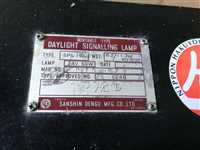 SPS-10A//SANSHIN DENGU MFG CO LTD- DAYLIGHT SIGNALLING LAMP SPS-10A 1987 ORIGINAL BOX/SANSHIN/
