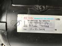 HI-VAC Alcatel 2008A Vacuum Pump