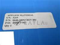 0040-18053 / ESC,TESTED,200MM SNNF BLUE,HDP-CVD / APPLIED MATERIALS AMAT