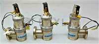 1100202 (LOT OF 3) / PNEUMATIC VALVE SHUTOFF VALVE FOR TURBO PUMP / FUJI SEIKI
