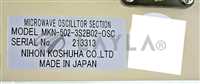 MKN-502-3S2B02-OSC / MICROWAVE OSCILLTOR SECTION TEL TOKYO ELECT / NIHON KOSHUHA