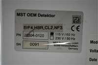 20304-0120/-/20304-0120 / GAS DETECTOR, SIF4, HBR, CL2, NF3.GAS UNIT MGD MODEL ESP03009 / MST/MST/_01
