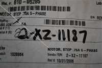 2-XZ-11187/-/2-XZ-11187 / VEXTA PH544TG07-NB MOTOR, STEP .75A 5-PHASE DUAL SHAFT / DNS SCREEN/DNS DAI NIPPON SCREEN/