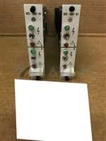 105-400-61 PLESSEY PC BOARD W/RED/GREEN INDICATOR LIGHT 10540061