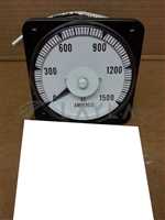 103121CATC/103121CATC/YOKOGAWA 103121CATC AMMETER 0-1500 AMPERES PANEL METER 0-50 NEW