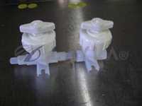 -/-/2267  Lot of 2 Fluoroware 201-46 Valves/Fluoroware/_01