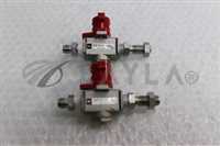 -/-/4160  Lot of 2 SMC NVHS2500-N02-X116 Pneumatic Lock Out Valves/SMC/_01