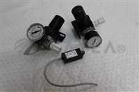 -/-/4163  Lot of 2 SMC NAR2000-N01/US3069 Pressure Regulators/SMC/_01