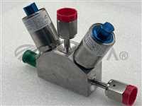 Applied Materials 0190-85731 Double Metal Diaphragm Manifold Valve Used