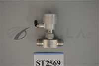 SS - Bellows - seal valves, gasketed 1/2 male to 1/2 male