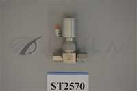 Semitool | SS-BNV51-C, 316l SS High-purity Bellows-seal valve 1/4 in